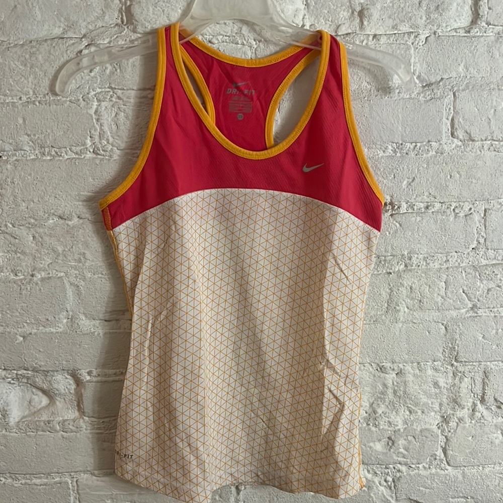 Nike Pink & Orange Racerback Tank